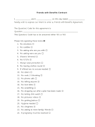 Jamie i always thought i'd meet a guy, then have a child. Friends With Benefits Contract Casual Sex Sexuality