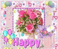 Happy Birthday Happy Birthday Flower Birthday Gif Happy Birthday