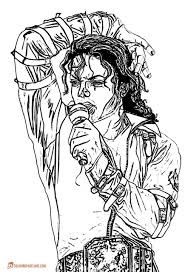 There are many different variants of microphones in the world, but we decided to choose the most standard one. Michael Jackson Coloring Pages Free Printable Images