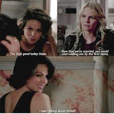 Wait What They Re Married Sm1 Explain Regina And Emma Swan Queen Once Upon A Time Funny