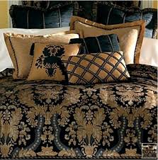 Microfiber nautical themed comforter set navy blue and white striped twin size. New Classic Royal Black Gold Luxurious Comforter Set King Blue Comforter Sets Comforter Sets Blue Comforter