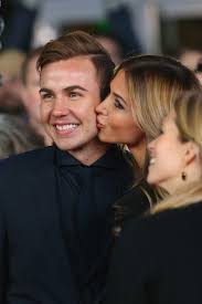 Mario Goetze And His Girlfriend Ann Kathrin Broemmel Arrives For The Mario Gotze Mario Fifa 2014 World Cup
