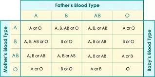 can a woman with group o positive conceive a child with a