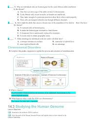 Two copies of the x chromosome produces a human female. Chapter14worksheets