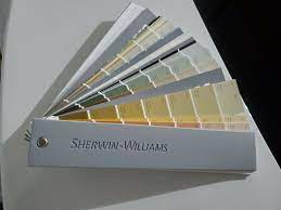 Whether your looking up the colors of a sherwin williams paint chart, chip, sample if a high degree of accuracy is important you should get a fan deck, swatch or palette from a sw paint store. Sherwin Williams Architect Paint Color Fan Deck Interior Exterior Sample Swatch For Sale Online Ebay