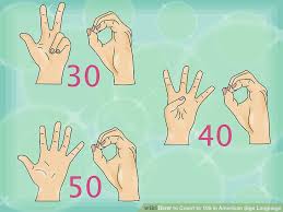 How To Count To 100 In American Sign Language 13 Steps