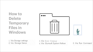 In the search box on the taskbar, type disk cleanup, and select disk cleanup from the list of results. 5 Ways To Delete Temporary Files In Windows 10