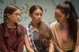 Lana condor teases to all the boys 3 with noah centineo. The Covey Sisters From To All The Boys I Ve Loved Before Keep In Touch Irl Via Group Chat Teen Vogue