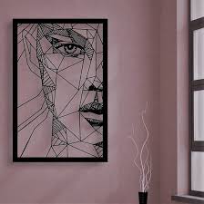 Free shipping for many items! Bedroom Decor And Kitchen Wall Decor Metal Wall Art Abstract Woman Face Metal Wall Decor Wall Decorations For Living Room Black Wall Decor Bathroom Decor Home Home Decor Urbytus Com