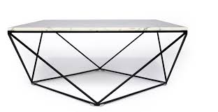 table basse design facon marbre blanc avec pietement en fer table basse marbre table basse table basse marbre blanc