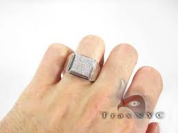 Gold zone #1 online gold jewellery shop in dubai, uae. Dubai Ring Mens Diamond Ring White Gold 10k Round Cut 1 10 Ct