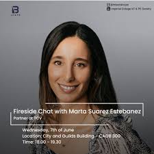 Very excited to host Marta Suarez Estebanez, Partner at the esteemed  technology investment firm TCV back at Imperial. Don't miss this  masterclass