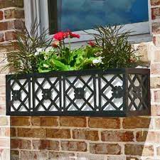 With its clean lines, and classic design, the 15 in. 60 5 Ft Nottingham Steel Frame Window Planter Aluminum Castings
