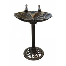 Bird Bath Fountain Home Depot Alpine Corporation Alpine Corporation Outdoor Vintage Plastic Birdbath With Bird Figurines Tiz122 Bird Bath Bird Bath Fountain Bronze Patina