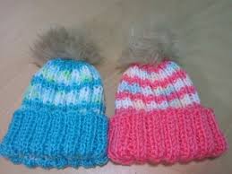 Beanies are a great project for new knitters since they work up fast and you only need a few basic skills. How To Knit A Newborn Baby Hat For Beginners With Straight Needles Youtube