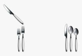 Thanksgiving minimalist table setting with silverware, plates and a bowl. Download Silverware Png Hd Table Setting Transparent Png Kindpng