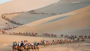 Padang pasir adalah kawasan tandus yang sama sekali tidak memiliki kandungan air. Foto Sensasi Naik Unta Menjelajahi Padang Pasir China Global Liputan6 Com