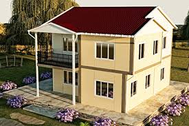 Prefabrik yapılar ilk olarak fabrikada yapılır ve demonte olarak sevk edilir. 150 M Iki Katli Prefabrik Ev Prefabrik Ev Fiyatlari