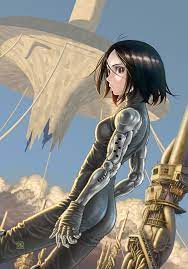 New Battle Angel Alita Manga Poster Shows Off A Modern Alita Design Battle Angel Alita Creator Yukito Battle Angel Alita Alita Battle Angel Manga Angel Manga