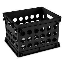 Check spelling or type a new query. Sterilite Plastic Storage Cube Mini Crate 9 L X 7 3 4 W X 6 1 8 H Black Back To College Walmart Com Walmart Com