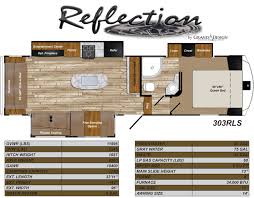 Number of convertible / sofa beds. Grand Design Reflection Floor Plans