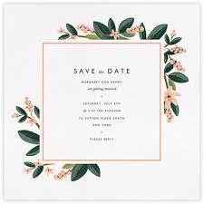 November Herbarium Save The Date Paperless Post Wedding Saving Save The Date Cards Wedding Save The Dates