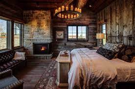 35 Gorgeous Log Cabin Style Bedrooms To Make You Drool Log Cabin Bedrooms Cozy Cabin Bedrooms Cabin Style Bedroom