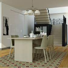 A Small Dining Near The Staircase Minimalist Design Dining Room Storage Cabinet Dining Room Storage Large Dining Room Table