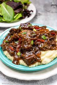 Carefully remove lid and fluff the rice with a fork. Instant Pot Beef Tips And Gravy Flavor Mosaic