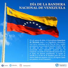 En este día, el movimiento independentista de venezuela liderado por el prócer francisco. Dia De La Bandera Nacional De Venezuela Infografia