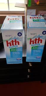 Hth Super Green To Blue Shock System For Swimming Pools 24 Hour Results 7 2 Lbs Hth Pools