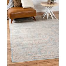 Rosso Ikat Light Blue Area Rug Reviews Joss Main