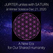 Jupiter In Aq Since Dec 19 2020 Unites With Saturn Dec 21 A New Era For Our Shared Humanity Jupiter Saturn New Era