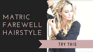 Washing, drying and detangling take significantly less time as well. Matric Farewell Hairstyle Youtube