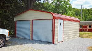 If your home's hvac system does extend into the garage, then the attic above it should be insulated as it would for any other room of the house. Enclosed Metal Garage Enclosed Garage Buildings And Structures