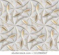 Marbles of thailand, abstract natural marble black and white (gray) for design. White Leather Tiles With Gold Decor Classic 3d Wallpaper High Quality Seamless Realistic Texture Decor Classic Gold Decor Stock Illustration