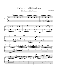 Tum Hi Ho Aashique 2 Piano Solo Sheet Music Available Here Http Www Free Scores Com Download Sheet Musi Sheet Music Book Sheet Music Keyboard Sheet Music