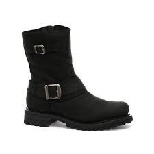 Harley davidson womens short boots shoes heels studded black size us 9.5 eu 41. Harley Davidson Leather Biker Boots Men Ladies