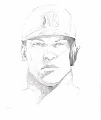 During march 2021, i will run th. Aaron Judge Sketch Drawing I Did A Couple Of Years Ago Baseball Drawings Drawings Drawing Sketches