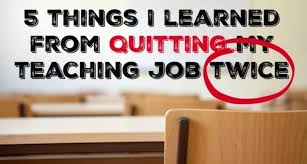 The department of music offers a variety of lecturer pools from which we will draw upon in the event a teaching need arises. 5 Things I Learned From Quitting My Teaching Job Twice