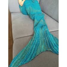 Soft and warm, it has a large opening at the top to slip over made of polar fleece inside and out, it's cozy, soft, and warm. Stylish Stripe Knitted Mermaid Tail Design Blankets For Kids Colormix In Blankets Throws Dresslily Knitted Mermaid Tail Mermaid Tail Blanket Mermaid Tail