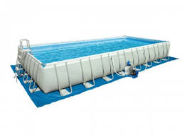 Tapis De Sol Pour Piscine Rectangulaire Intex Jardideco