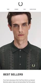 Fred Perry — Emails & Newsletters