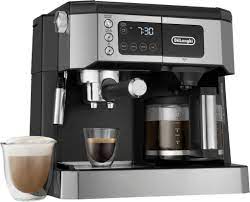 Choosing the best machine for you category: De Longhi Digital All In One Combination Coffee And Espresso Machine Black And Stainless Steel Com530m Best Buy