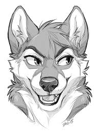 Pin By Elizabeth Steele On Falvie And Other Cartoon Realistic Animal Creature Drawings Cute Wolf Drawings Furry Drawing Animal Drawings
