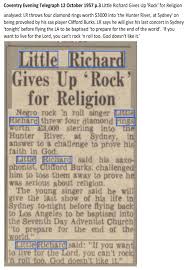 Little Richard in Newcastle Australia - Hunter Living Histories