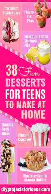 38 Fun Desserts For Teens To Make At Home Fun Desserts Easy Desserts Snacks