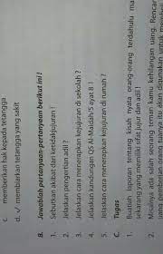 Soal dan jawaban pilihan ganda pendidikan agama islam smp kelas 8 halaman 52 s d 54 soal utspts pai kelas 4 semester 2 kurikulum 2013 dan kunci jawabansoal_utssoal_ptssoal_pai 2020 kumpulan soal pai dan bp kelas 1 semester 1 th. Agama Halaman 54 Kelas 8 Bagian B Brainly Co Id