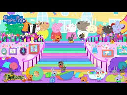 Charlotte Sheep Is Babysitting Her Cousin Suzy Sheep And Her Best Friend Peppa Peppa And Suzy Are Excited At Their S Peppa Pig Teddy Peppa Pig Party Peppa Pig