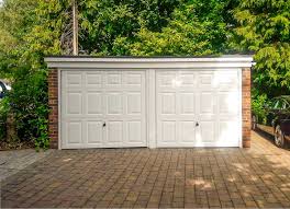 How to replace a garage door opener. 2x Garador Beaumont Canopy Up Over Garage Doors Finished In White Garage Doors Canopy Doors